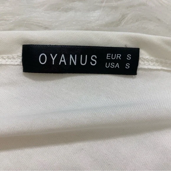 OYANUS Cream Back Knot Blouse - Picture 3 of 3